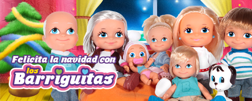 Felicita la Navidad con los Barriguitas